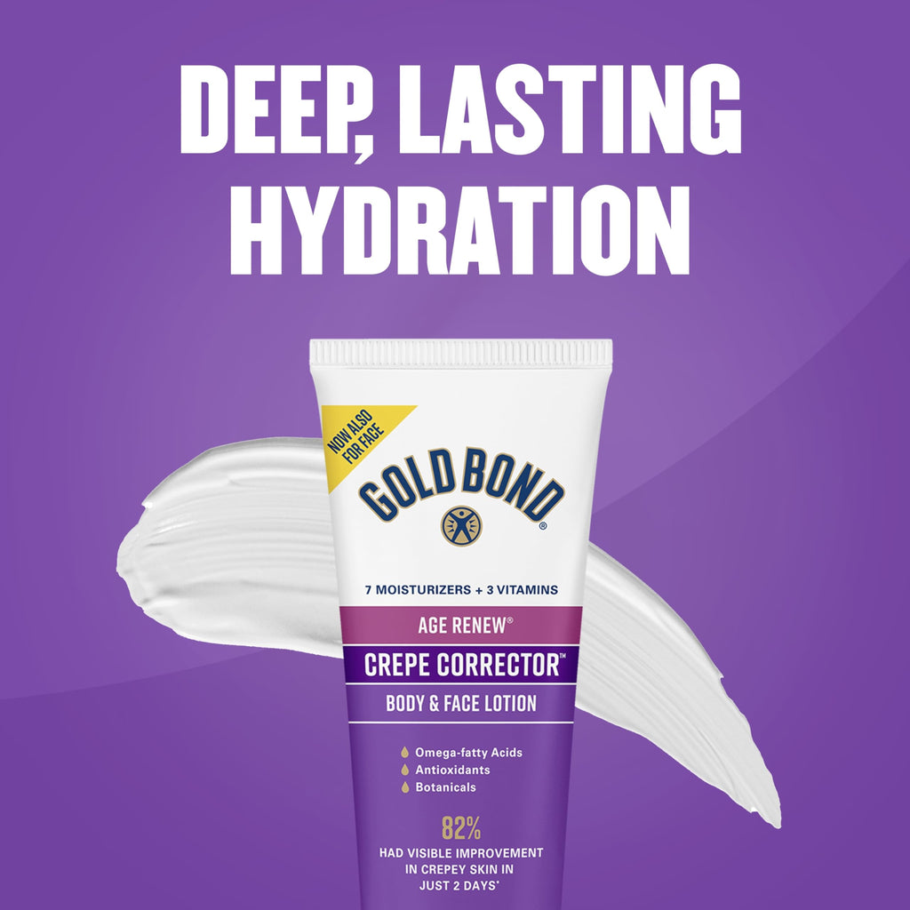 Gold Bond Age Renew Day & Night Duo Lotion Set for Body & Face, 8.6 oz