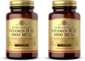 Solgar Vitamin B12 1000 mcg,250 Nuggets-Supports Production of Energy,Red Blood Cells-Healthy Nervous System-Promotes Cardiovascular Health-Vitamin B-Non-GMO,Gluten Free-250 Servings,(Pack of 2)