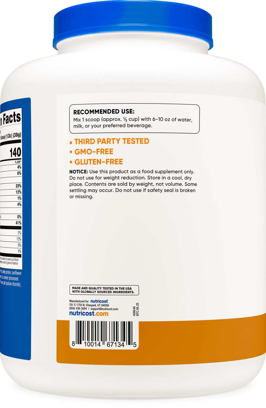 Nutricost Whey Protein Concentrate (Chocolate Peanut Butter) 2LBS - Gluten Free & Non-GMO