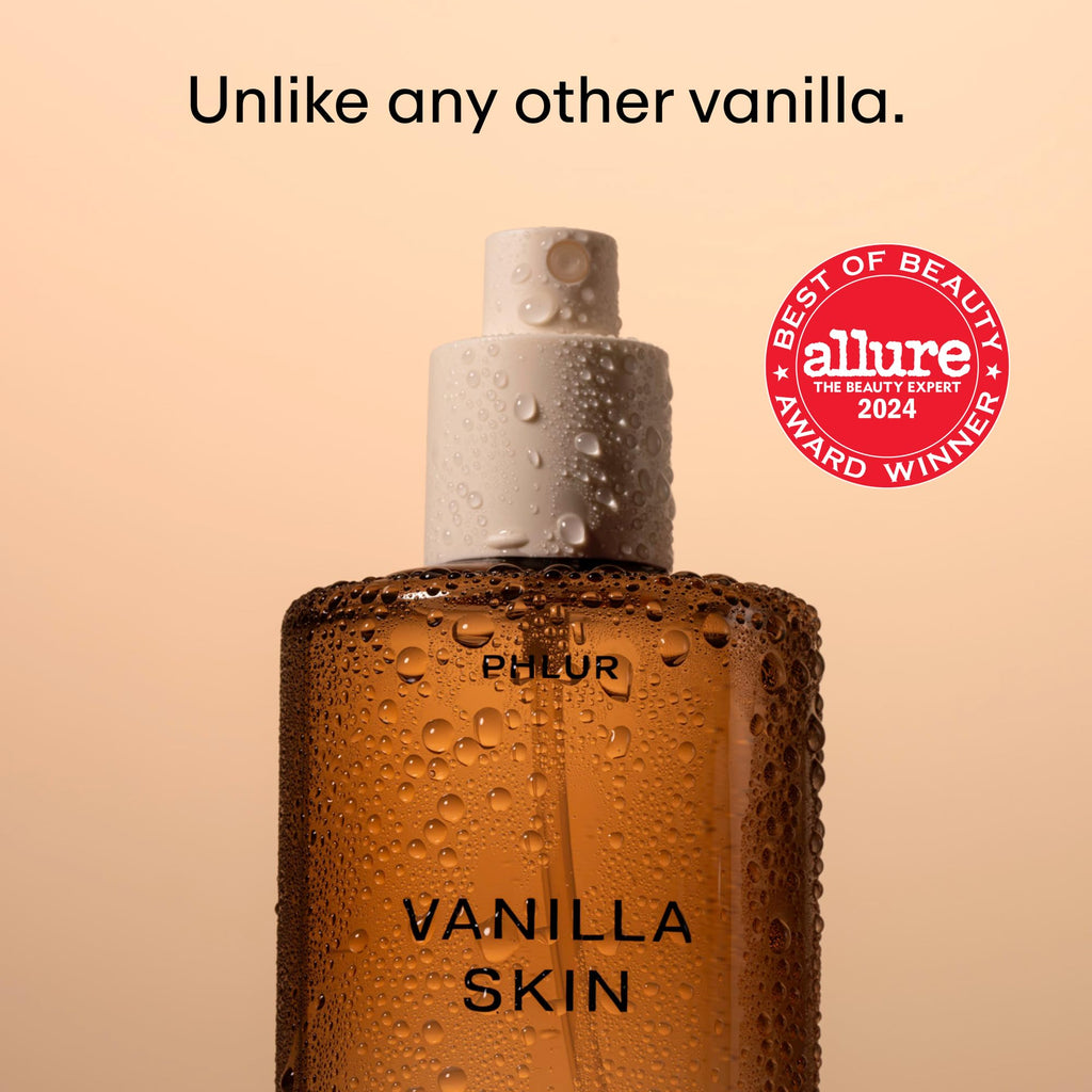 PHLUR Vanilla Skin Body Mist, 8 Fl Oz - Hair and Body Perfume for Women