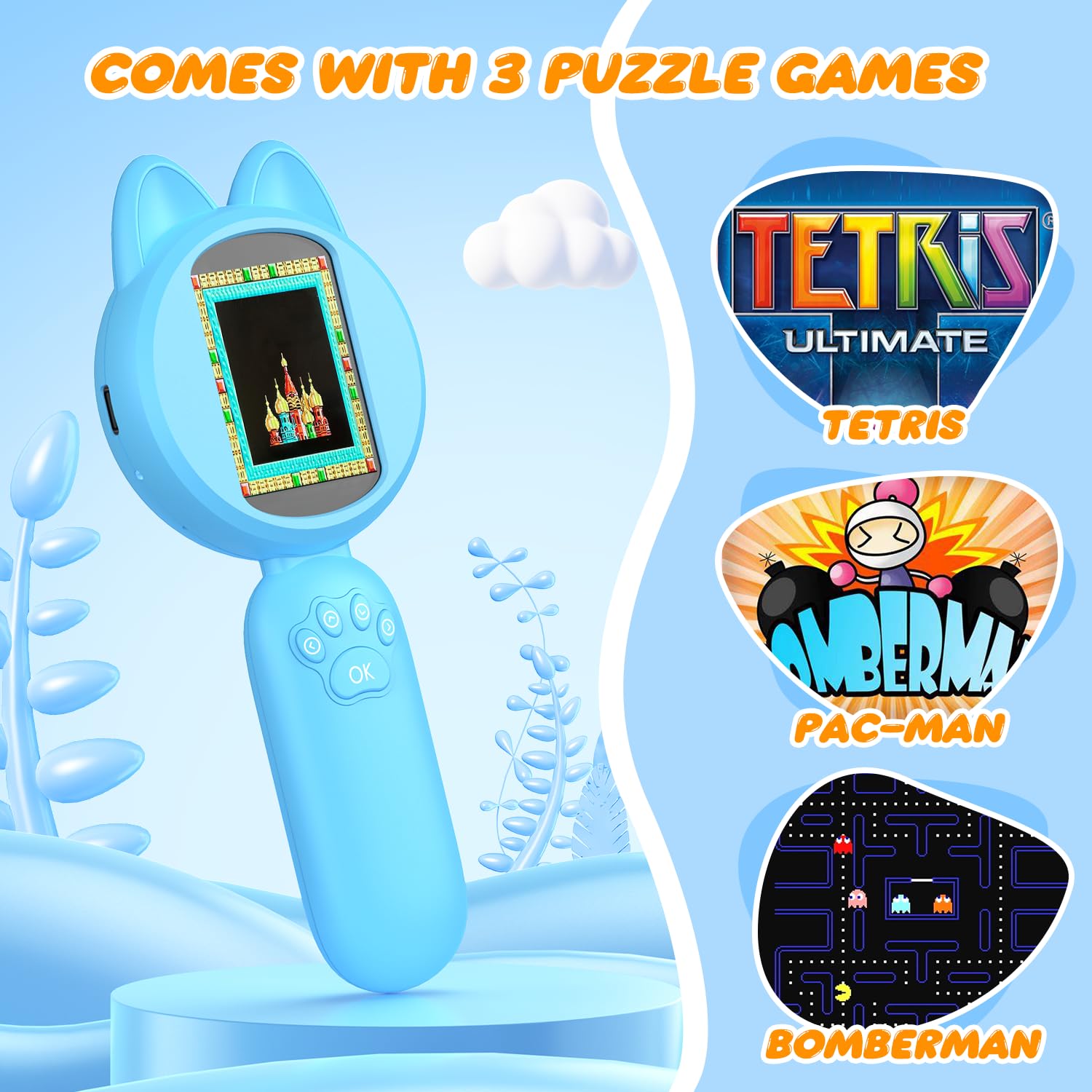 Leipan Magnifying Glass for Kids, 100X 2 LCD Scrren Handheld Microscope