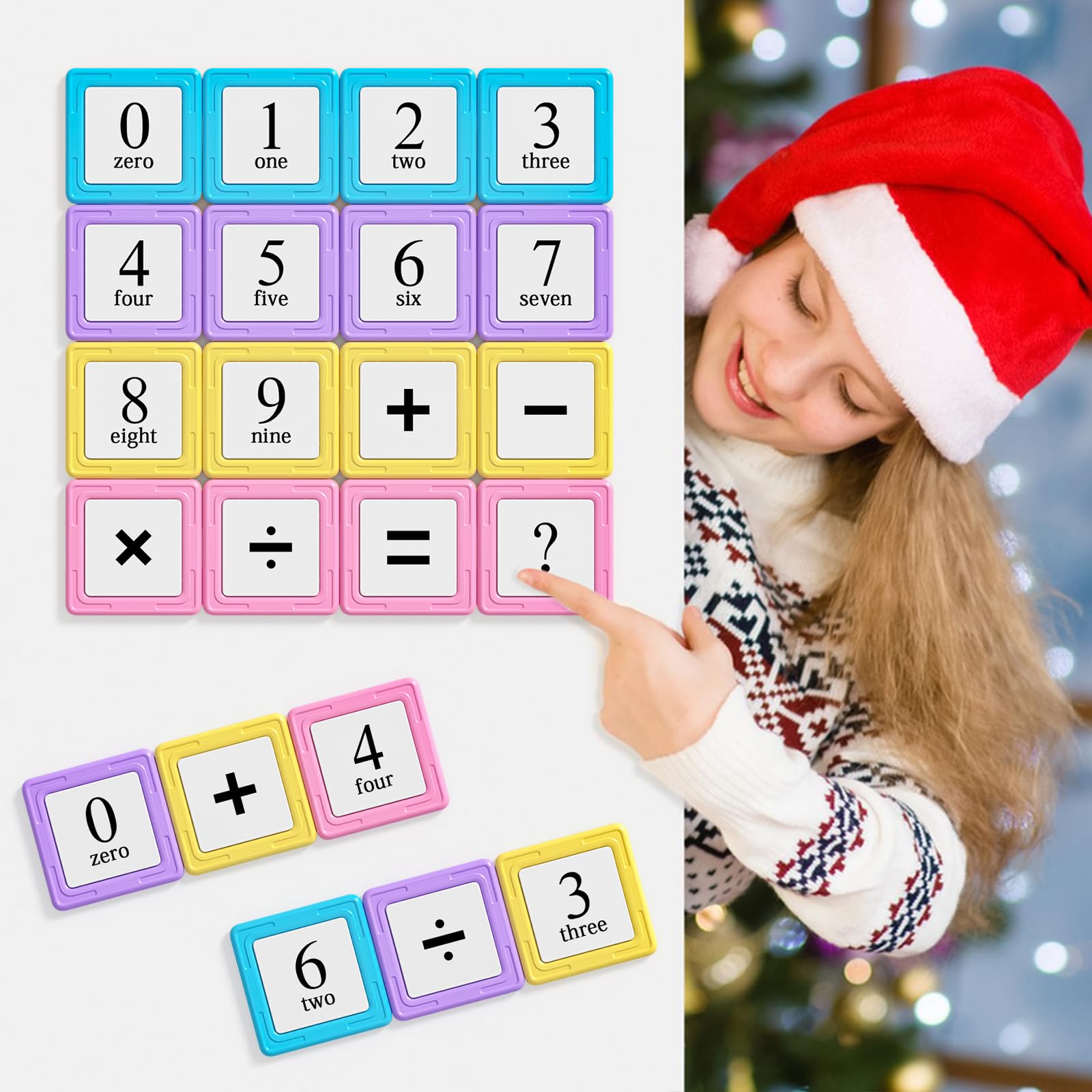 Rurvale Toddler Girl Toys, Magnetic Tiles 44pcs, Birthday Gifts Ideas for Girls Toys Age 3 4 5, Magnetic Blocks, Magnet STEM Montessori Toddler Kids Christmas Toy Gifts for 3 4 5 6 7 Year Old Girls
