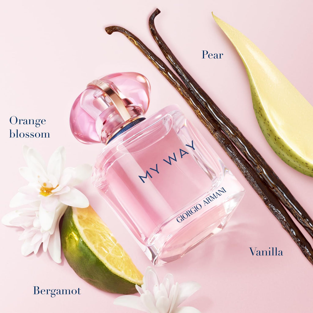 Armani Beauty – My Way Nectar – Eau de Parfum – Perfume for Women – Floral Fruity Women’s Fragrance – Bergamot & Pear, Tuberose Heart, Vanilla Notes - 1.6 Fl Oz