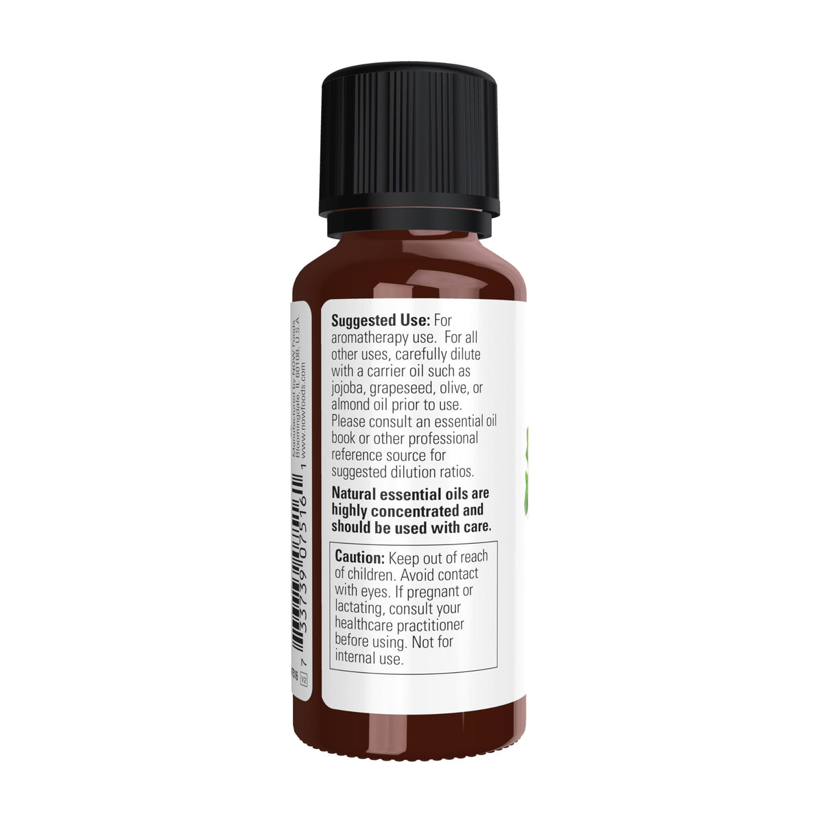 NOW Essential Oils, Sweet Basil Oil, Undiluted, Steam Distilled, 1 fl. oz