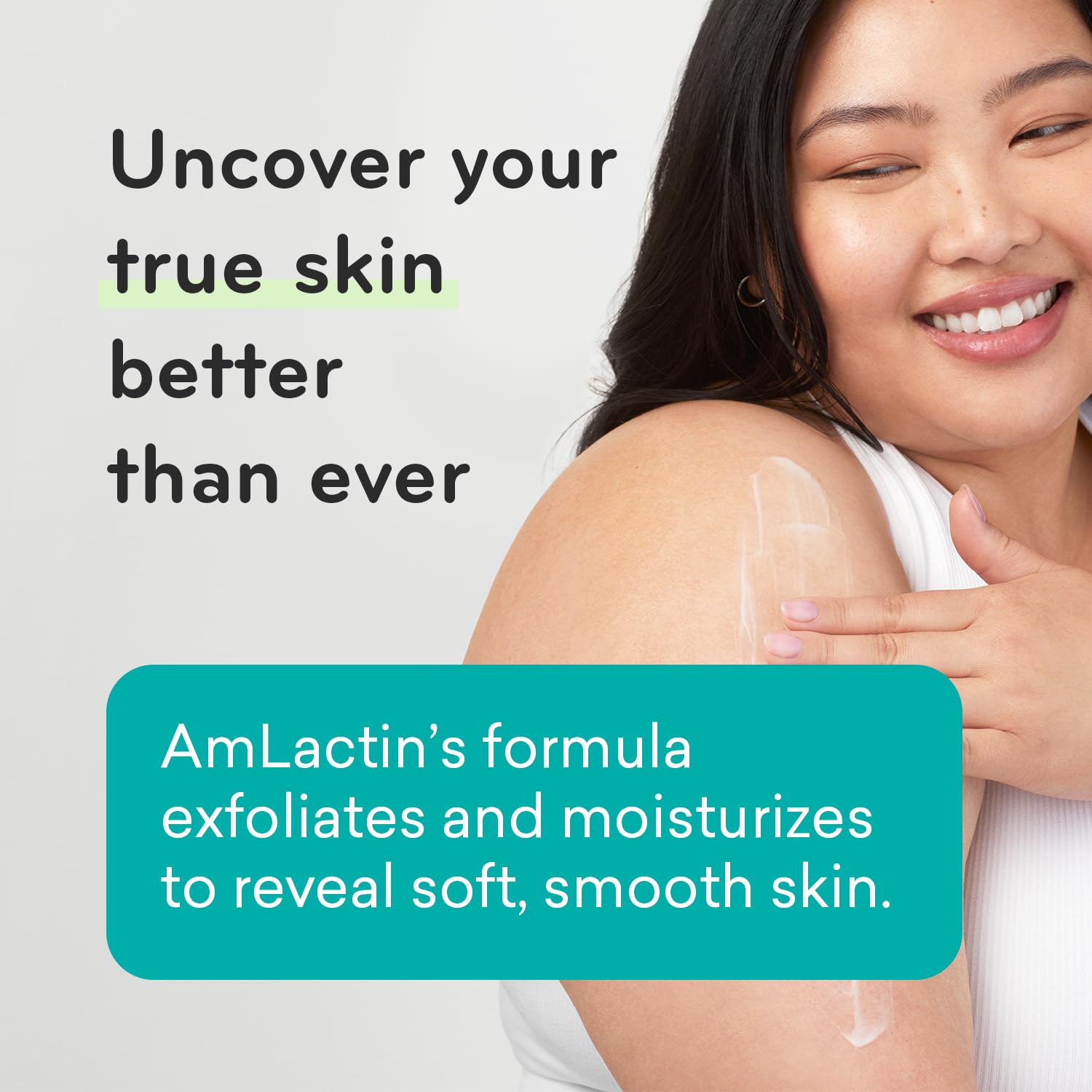 AmLactin Daily Nourish 5% Face & Body Lotion for Dry Skin, 7.9 oz