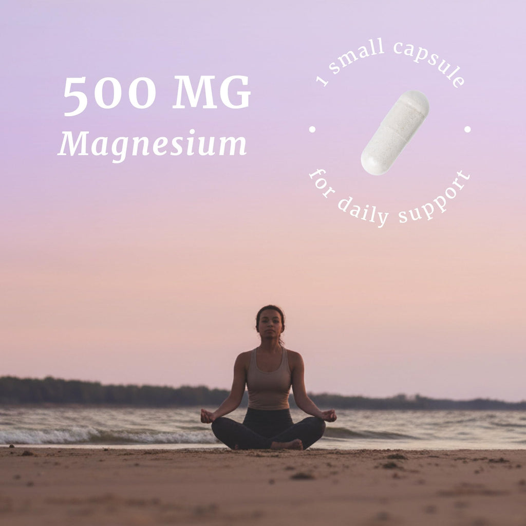 Magnesium Citrate Complex 500 MG for Constipation, Digestion, Calm & Relaxation Support | High Absorption Magnesium Supplement | Citrato de Magnesio | Non-GMO Soy-Free | 60 Mag Citrate Capsules