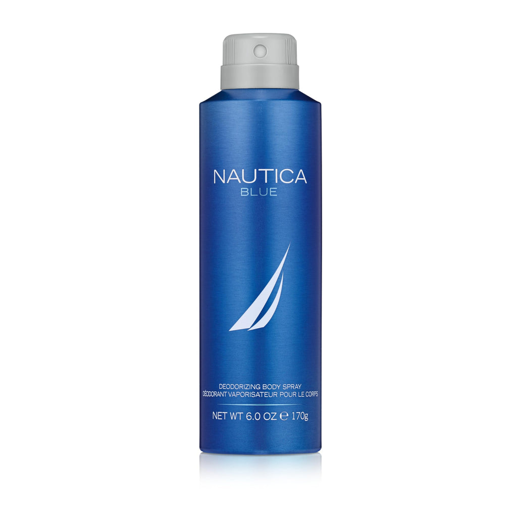 Nautica Voyage Deodorizing Body Spray for Men - Fresh, Fruity Scent - Woody & Blue - Iconic, Vegan Formula, Refreshing Bergamot