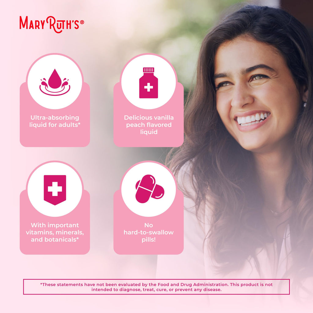 MARYRUTH'S Women's Multivitamin Liposomal, Ultra Absorption, 15.22 Fl Oz