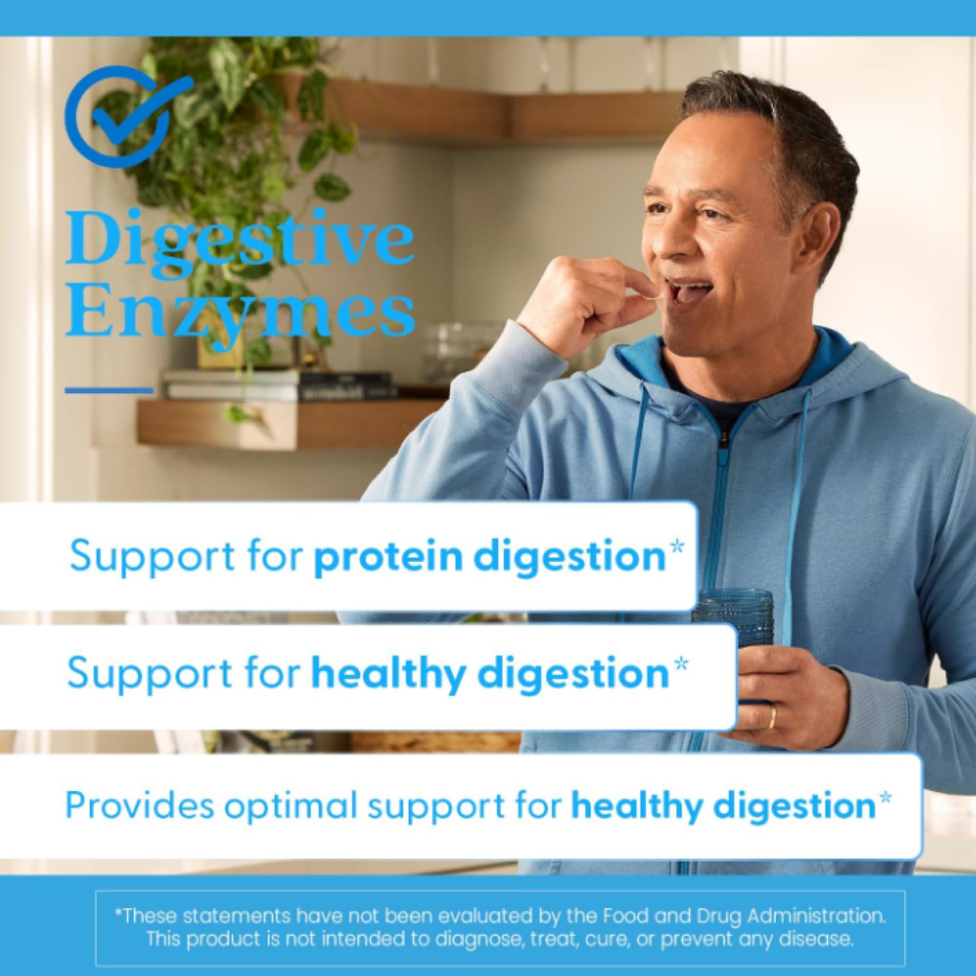 Doctor's Best Digestive Enzymes Supplement for Women & Men - Supports Gut Health, Digestion, & Overall Wellness, Formulated with Amylase, Super Enzyme Blend for Food Break Down, Non GMO - 90 Veg Caps