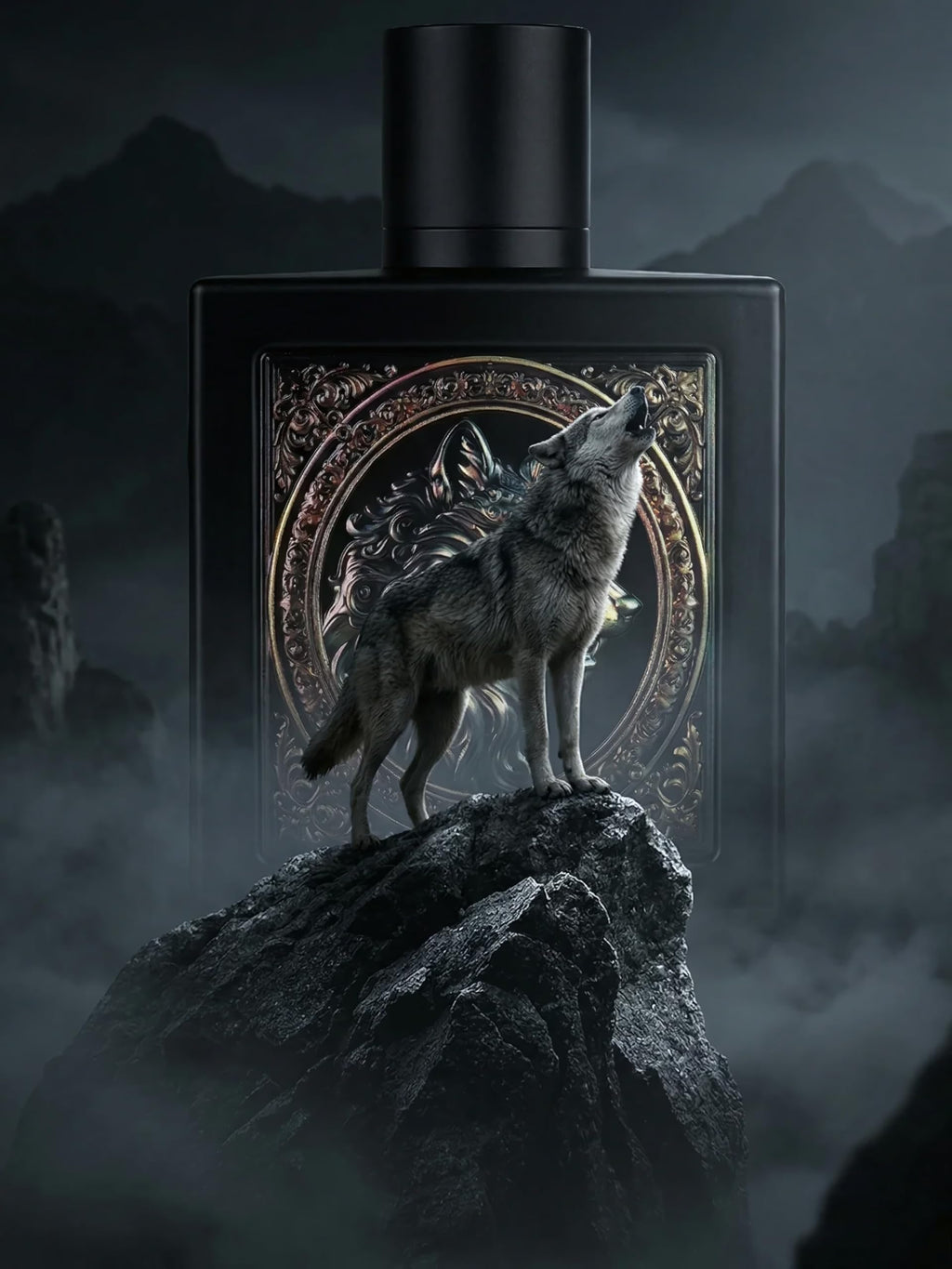Rayhaan Wolf – Spicy, Gourmand, Amber, Woody – Eau de Parfum Spray Long-Lasting Fragrance for Men, 3.4 Ounce / 100 ml