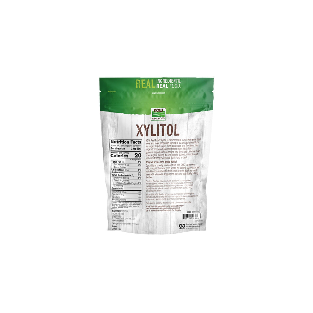 NOW Foods, Xylitol, Pure with No Added Ingredients, Keto-Friendly, Low Glycemic Impact, Low Calorie, 2.5-Pound (Packaging May Vary)