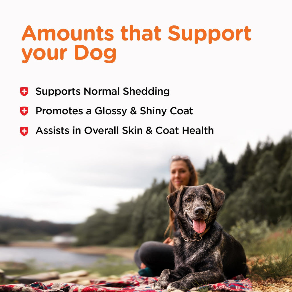 Nutri-Vet Fish Oil for Dogs, Omega 3 Skin Support, EPA & DHA, 100 Count