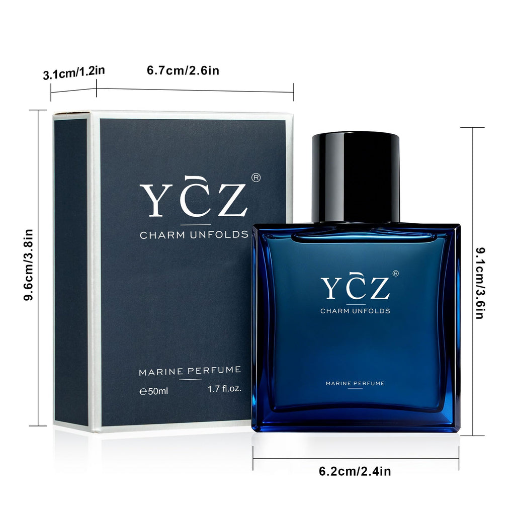 Ycz Midnight Marine Eau De Parfum For Men, 1.7 Fl Oz
