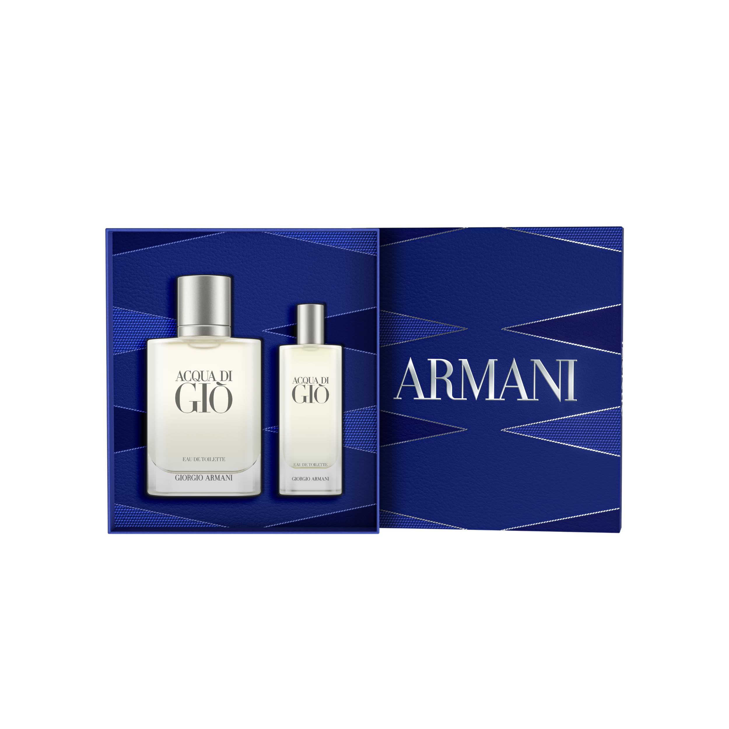 Armani Beauty– Acqua di Giò – Eau de Toilette – Cologne Set for Men ($100 Value) – Full Size (1.7 Fl Oz) & Travel Size (0.5 Fl Oz)