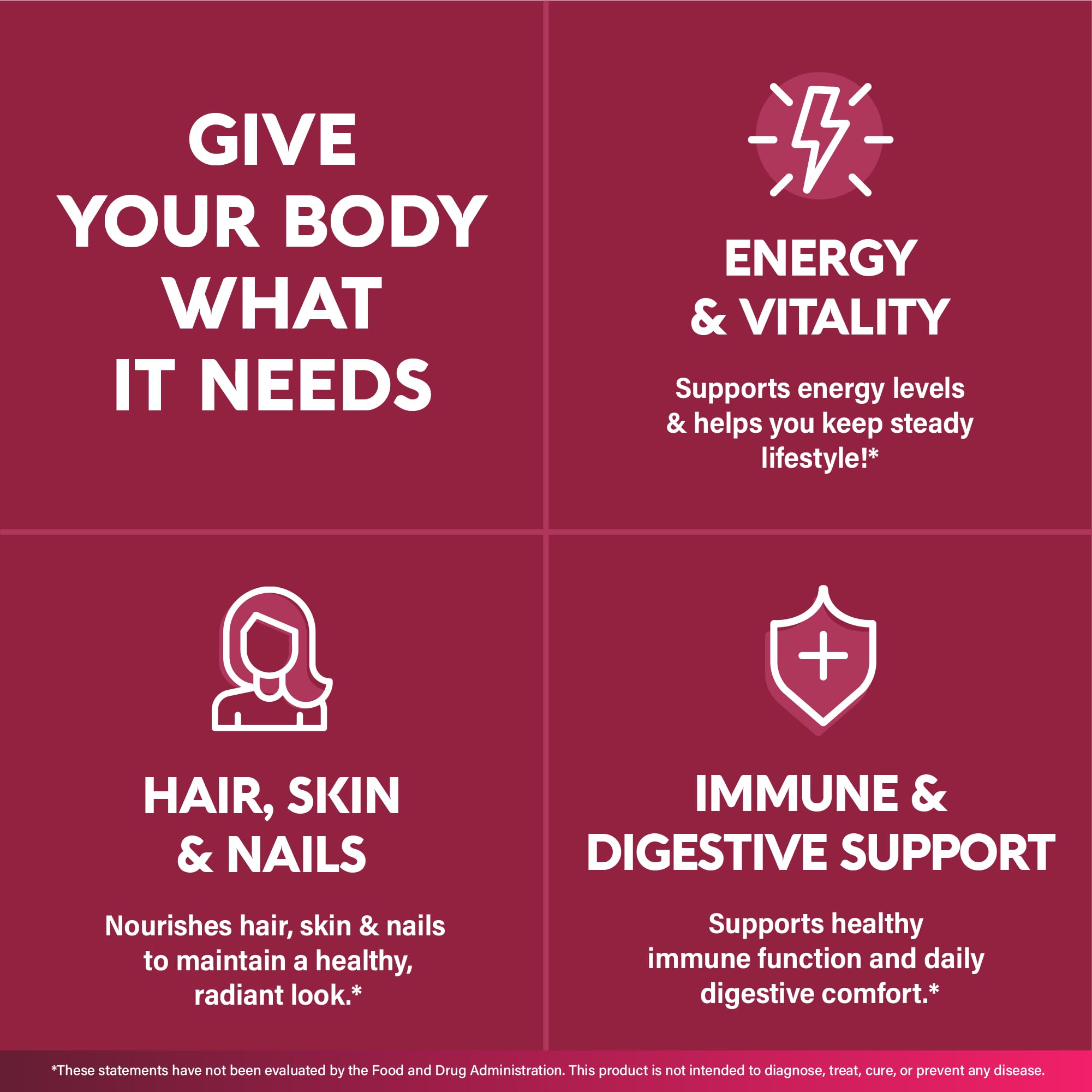 Multivitamin for Women - B-Complex | Whole Foods | Hair Growth Support | Digestion & Metabolism | Iron - 47in1 Womens Multivitamin - Bioavailable & Gentle on Stomach - 90 Capsules, 3 Month Supply