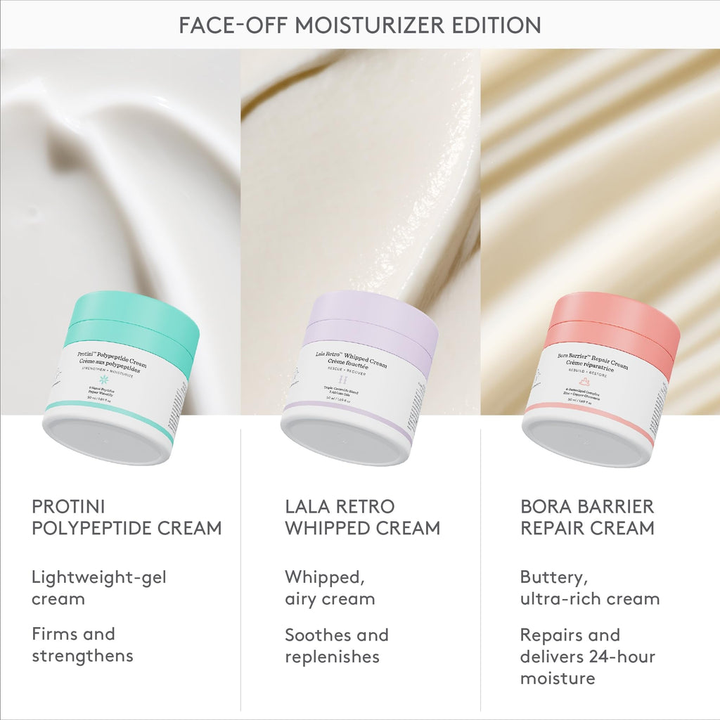 Drunk Elephant Protini Polypeptide Cream - 15 ml/.5 fl oz - Firming Moisturizer - Clean Clinical Skincare - Cruelty-Free - Dermatologist-Tested - Free of Essential Oils, Silicones, and Fragrance
