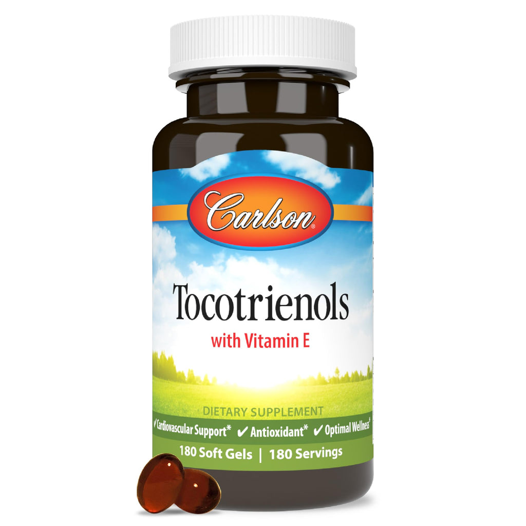 Carlson Tocotrienols, 40 mg, with Natural-Source Vitamin E, 180 Softgels