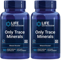 Life Extension Only Trace Minerals, a Daily dose of zinc, Chromium, Boron, Copper, Manganese, Vanadyl sulfate, Gluten-Free, Non-GMO, Vegetarian, 90 Capsules, (Pack of 2)