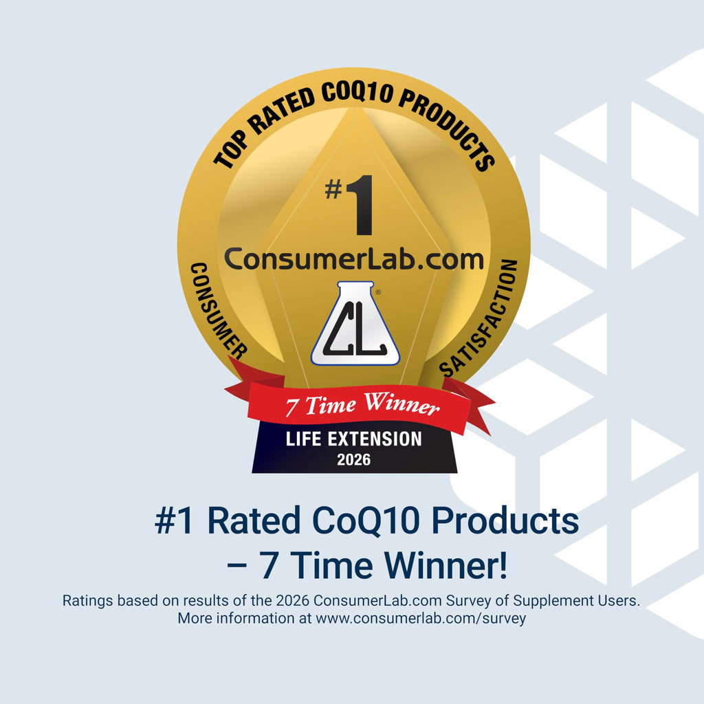 Life Extension Super Ubiquinol CoQ10 with Enhanced Mitochondrial Support, Heart Health Supplement, Maximum Absorption, 50 mg, Non-GMO, Gluten-Free, 30 softgels