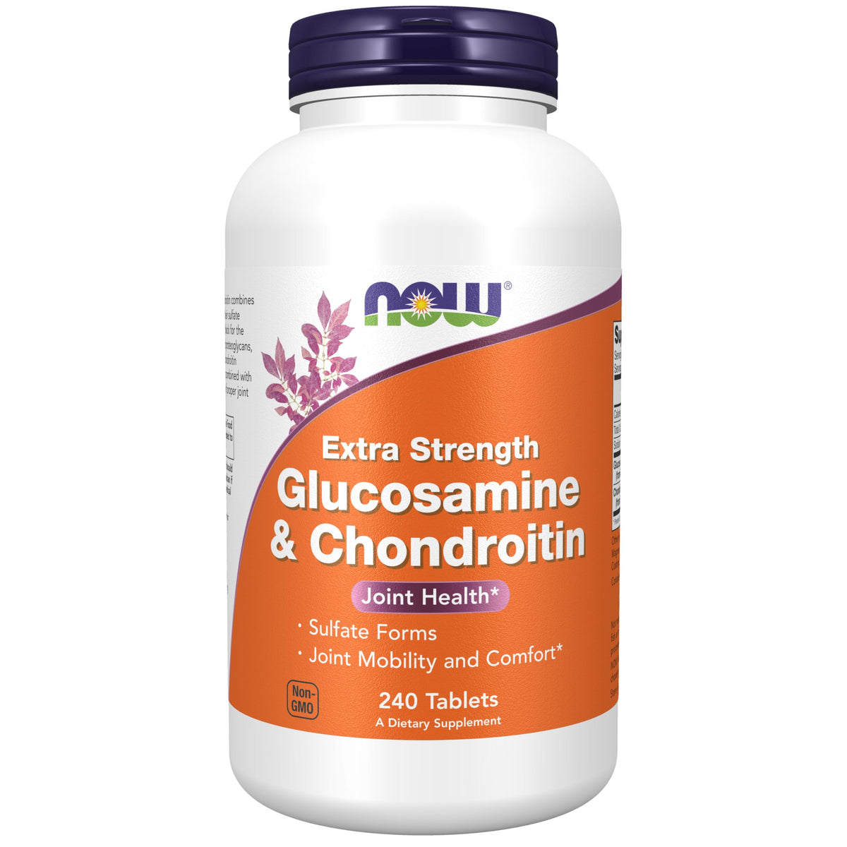 NOW Supplements, Glucosamine & Chondroitin, Sulfate Forms, 240 Tabs