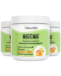 NaturalSlim MagicMag Magnesium Citrate Powder for Stress, Constipation, Muscle & Heart Health, Better Rest & Digestive Support, Magnesium Supplement for Women and Men, 8 oz (3 Pack) – Honey Chamomile
