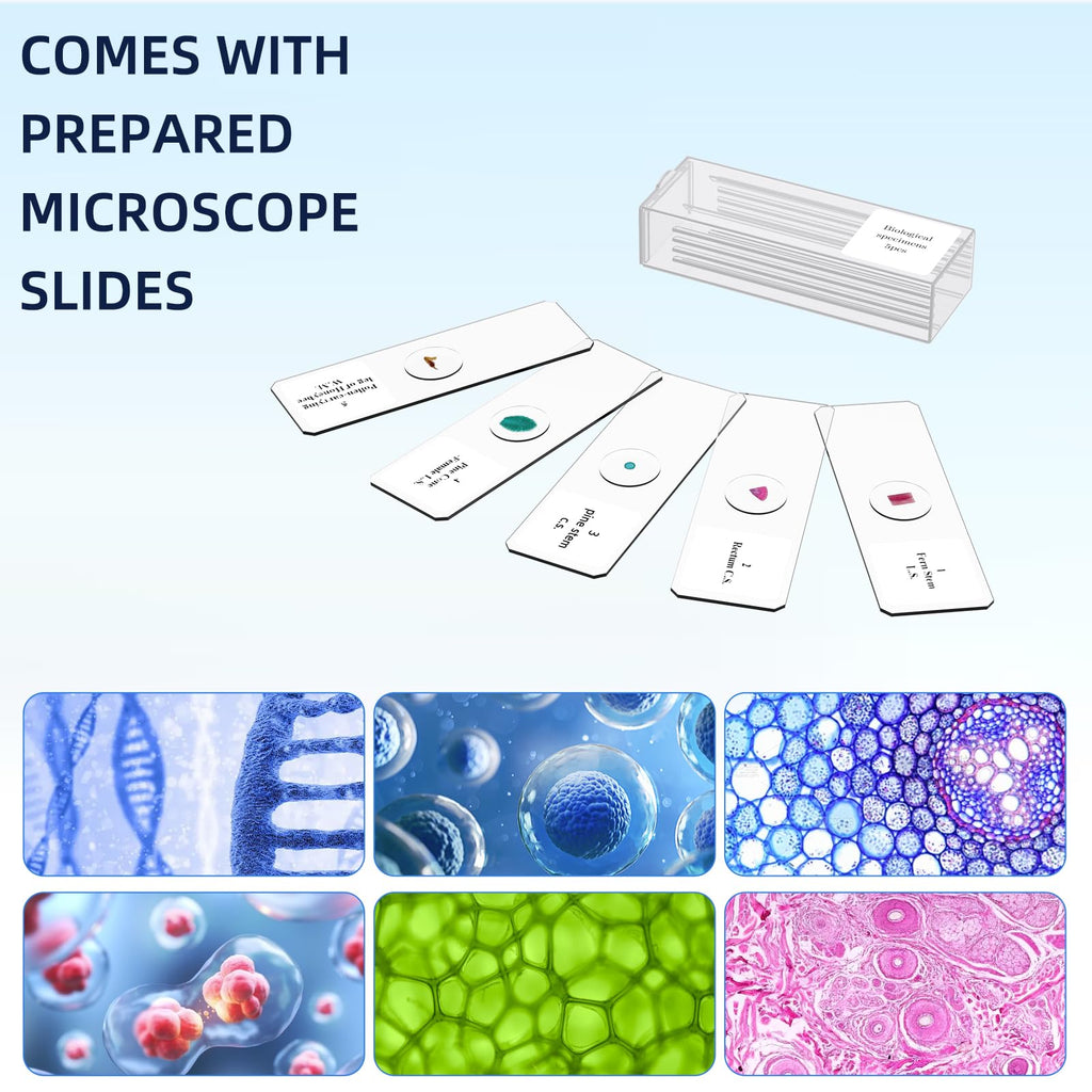 HUTACT 40-2000X Compound Microscope for Kids Adults Beginners