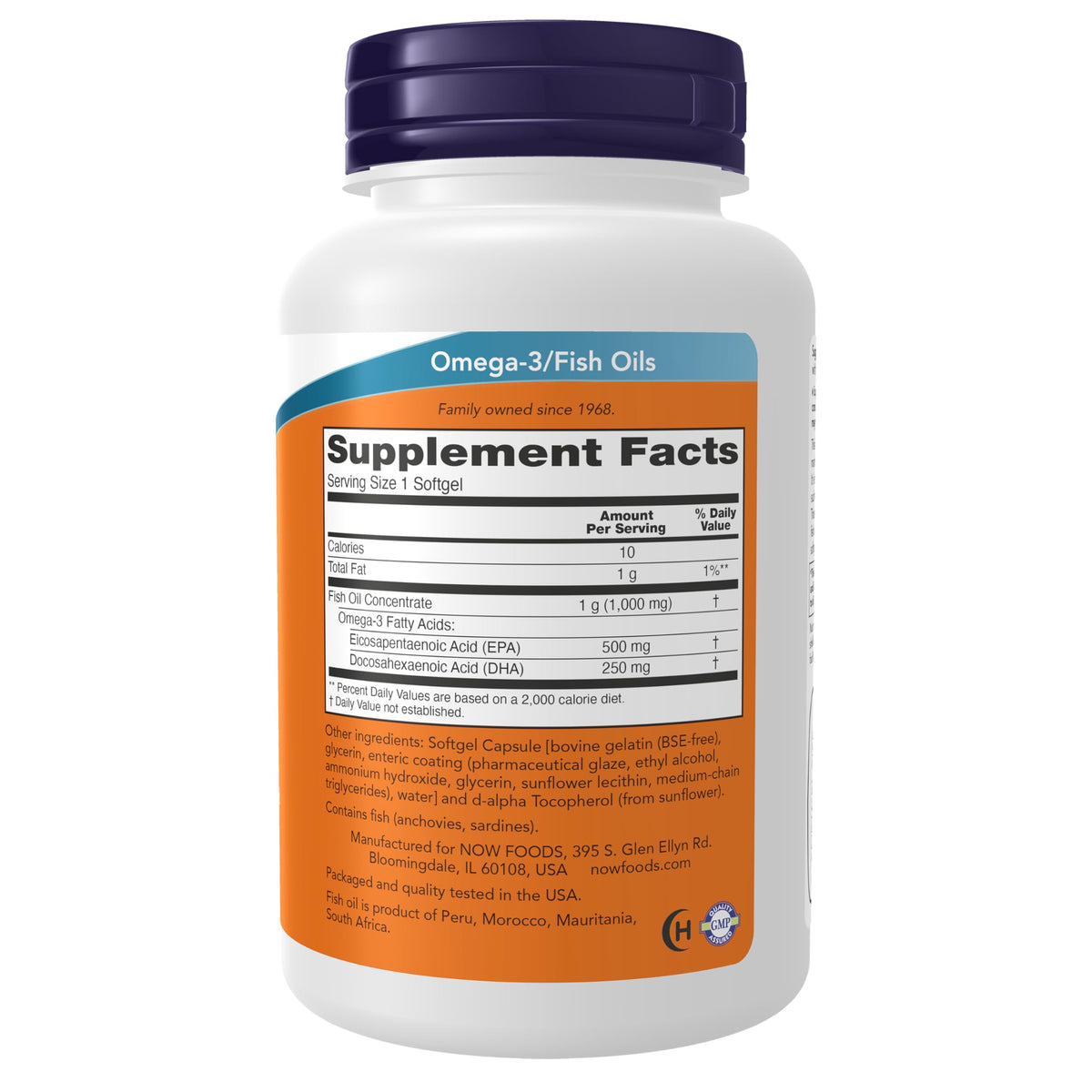 NOW Supplements, Ultra Omega-3 Molecularly Distilled, 90 Softgels