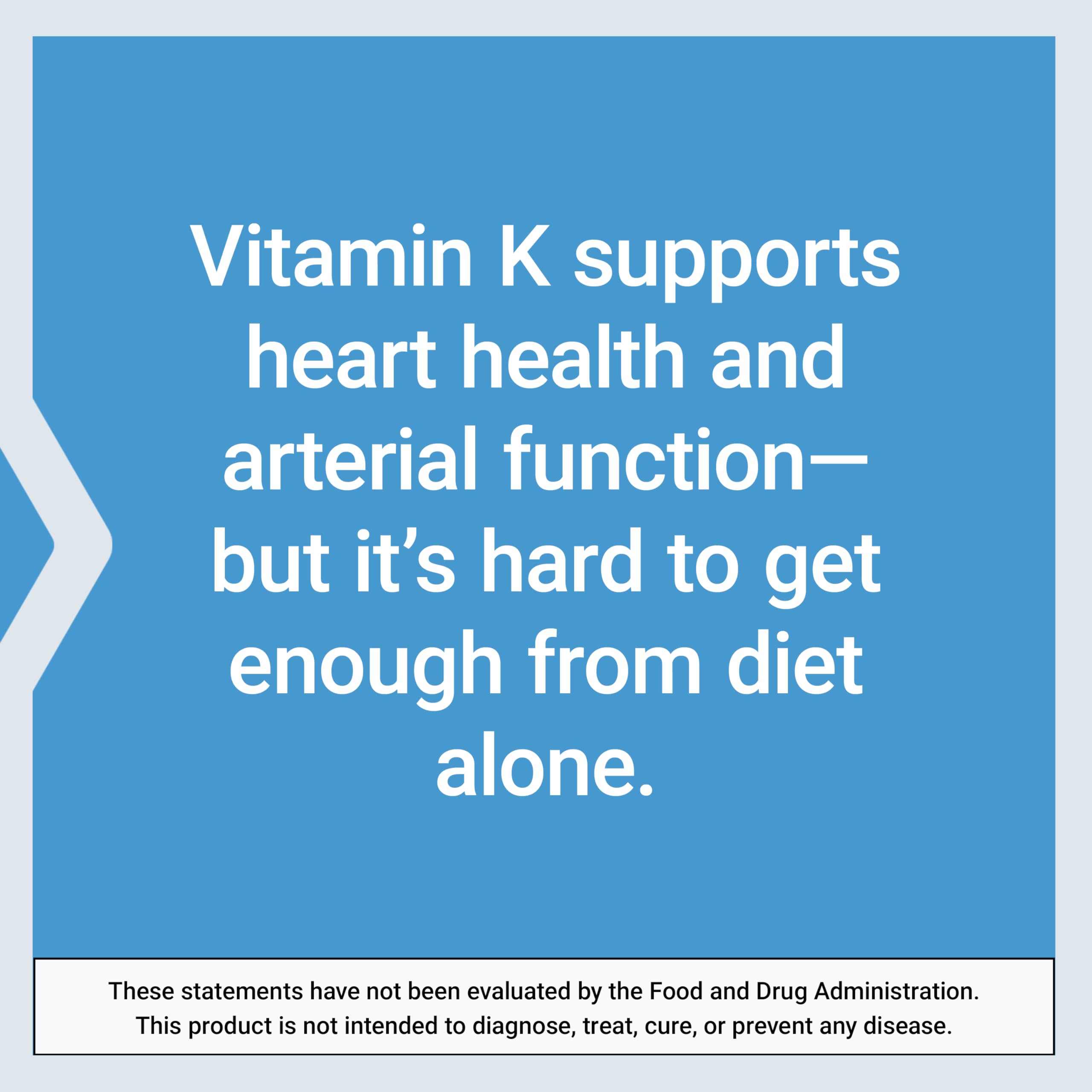 Life Extension Super K, Vitamin K Supplement, 2000 Mcg Vitamin-K and 1180 Mcg Vitamin K2, Heart Health, Once-Daily, 90 Softgels (Pack of 2)