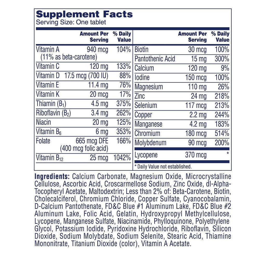 One A Day Men's 50 Plus Advantage Multi-Vitamins, SPECIALPack of 300 Count