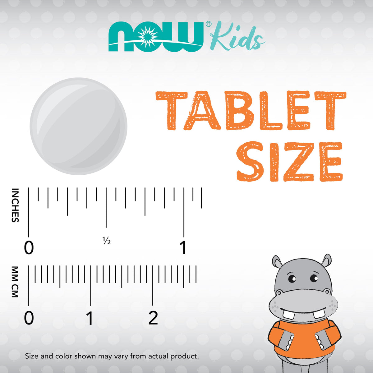 NOW Supplements, Kid Cal, Orange Flavor, 100 Chewables