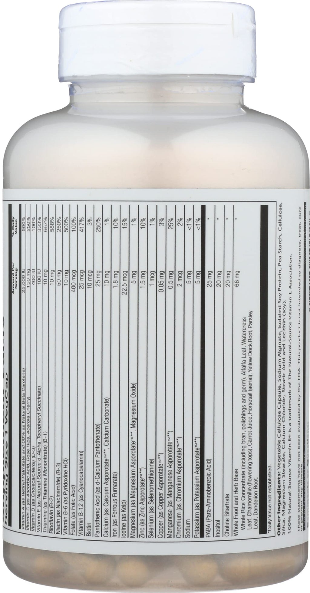SOLARAY Once Daily High Energy Multivitamin, Timed Release Formula for Immune System and Energy Support, Whole Food and Herb Base, Mens and Womens Multi Vitamin, 120 Servings, 120 VegCaps