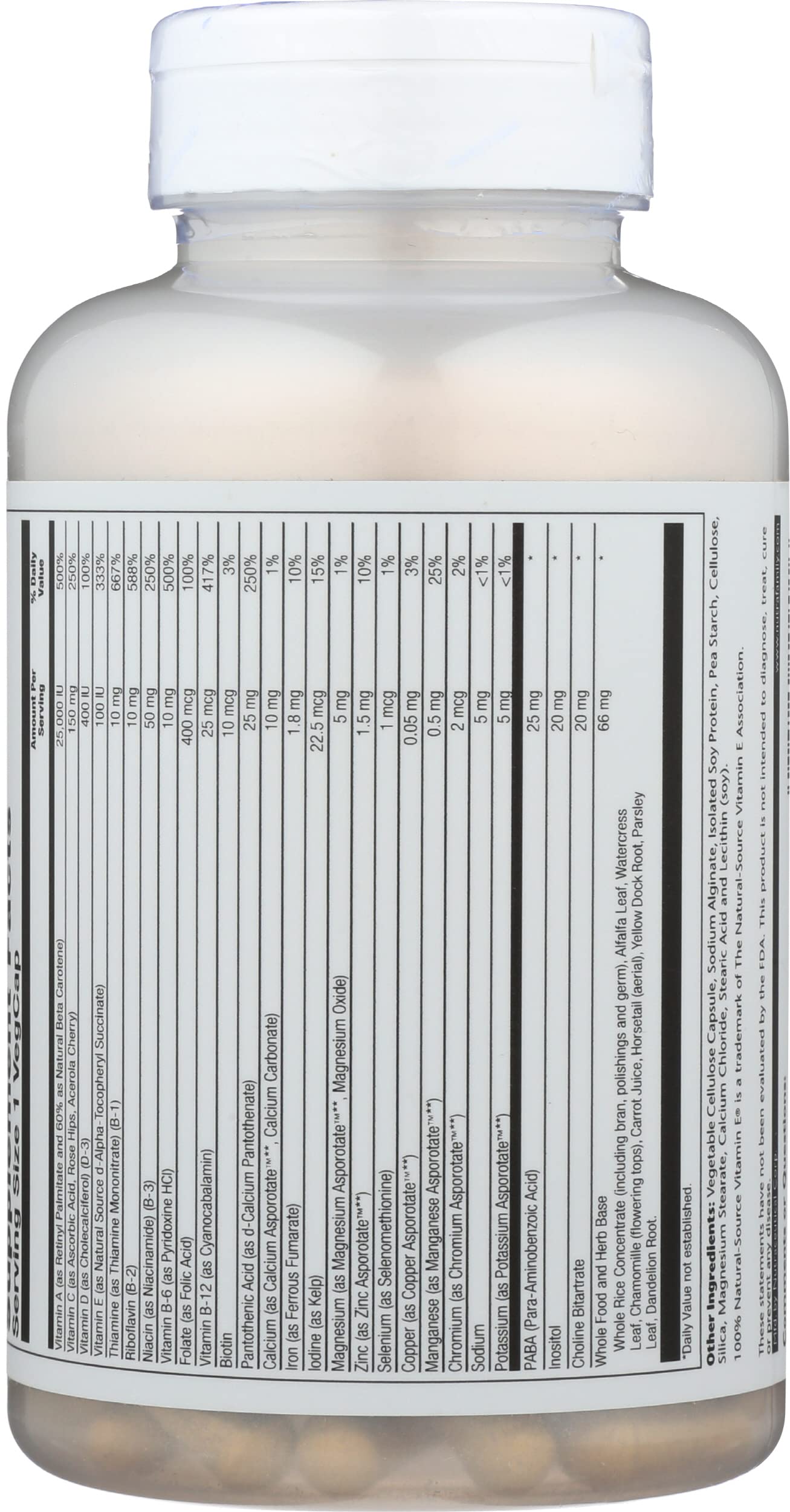 SOLARAY Once Daily High Energy Multivitamin, Timed Release Formula for Immune System and Energy Support, Whole Food and Herb Base, Mens and Womens Multi Vitamin, 120 Servings, 120 VegCaps
