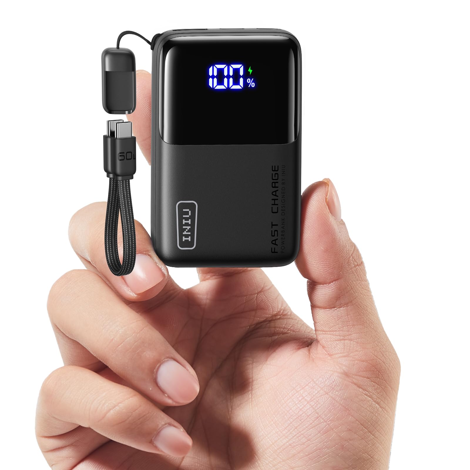 INIU Portable Charger, Ultra Mini 10000mAh 45W Fast Charging Power Bank