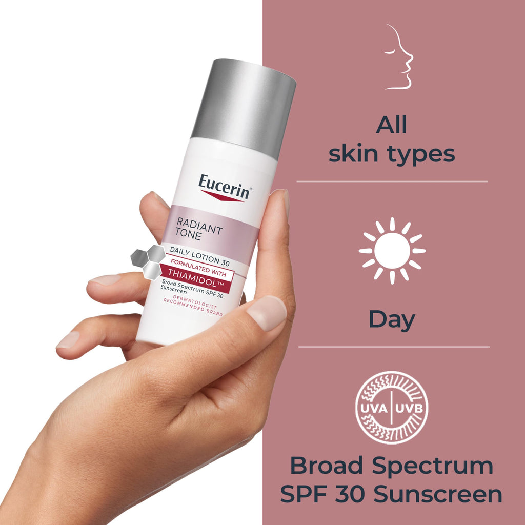 Eucerin Radiant Tone Daily Face Lotion, SPF 30, 1.7 FL OZ