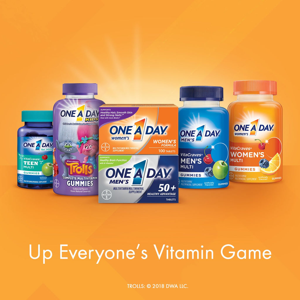 One A Day Women’s Multivitamin, Supplement with Vitamins A, C, E, B1, B2, B6, B12, Biotin, Calcium and Vitamin D, 150 count