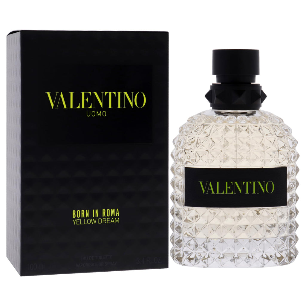 Valentino Uomo Born In Roma Yellow Dream for Men - 3.4 fl oz EDT Spray