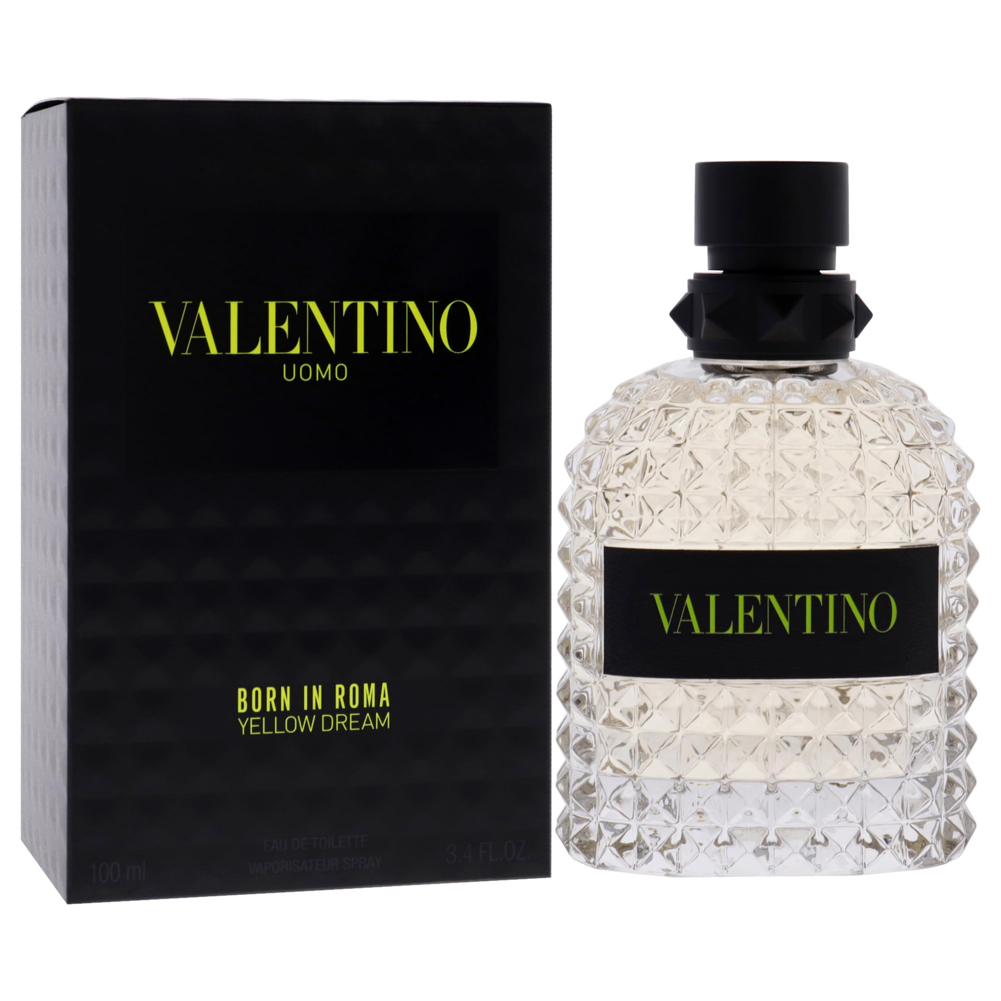 Valentino Uomo Born In Roma Yellow Dream for Men - 3.4 fl oz EDT Spray