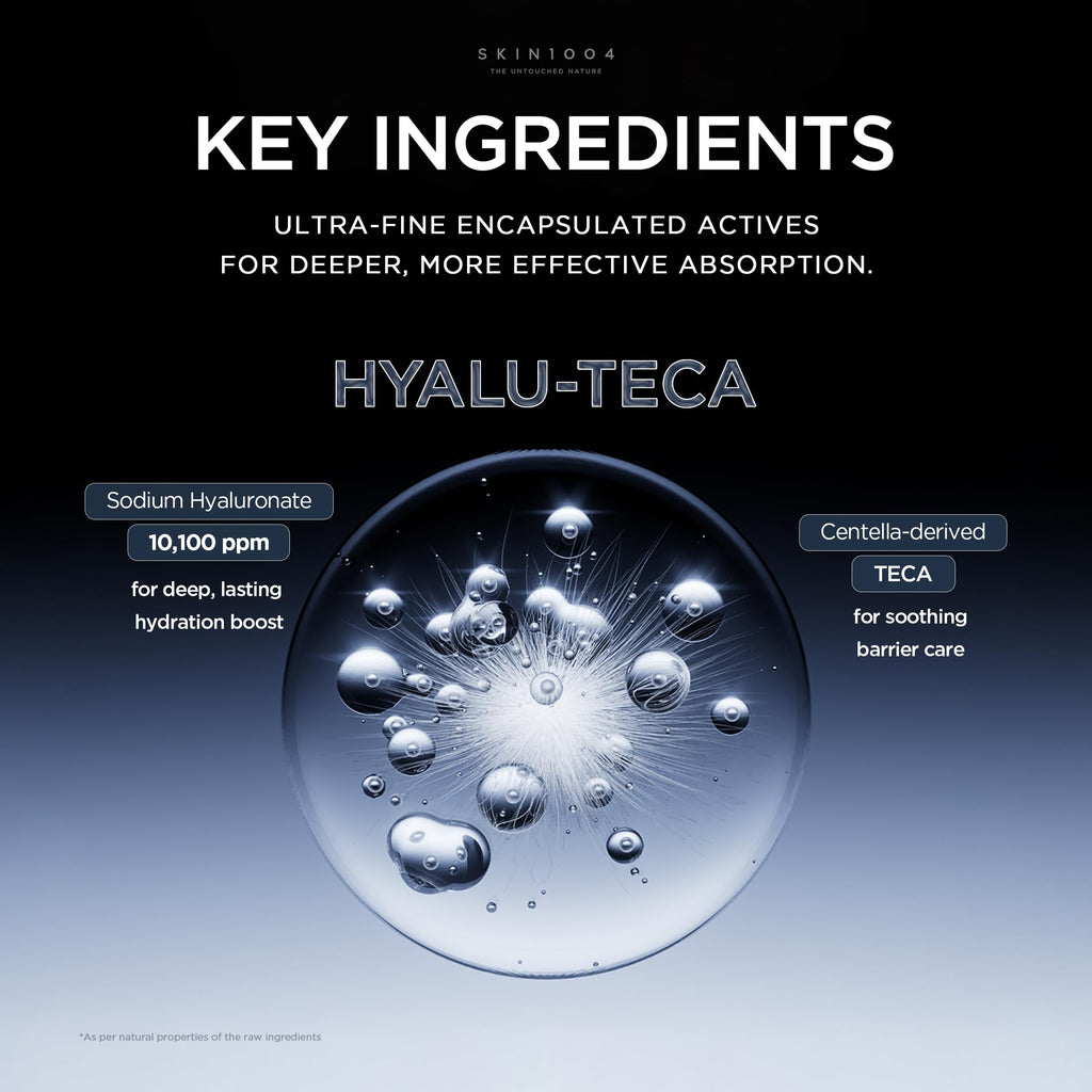 SKIN1004 Hyalu TECA Plumping Ampoule, Hyaluronic Acid Serum for Dewy Glow Skin, Hydrating Face Serum with Soothing Centella & Ceramide, Peptides for Firming Skin, Korean Skin Care, 1.69 fl.oz / 50ml