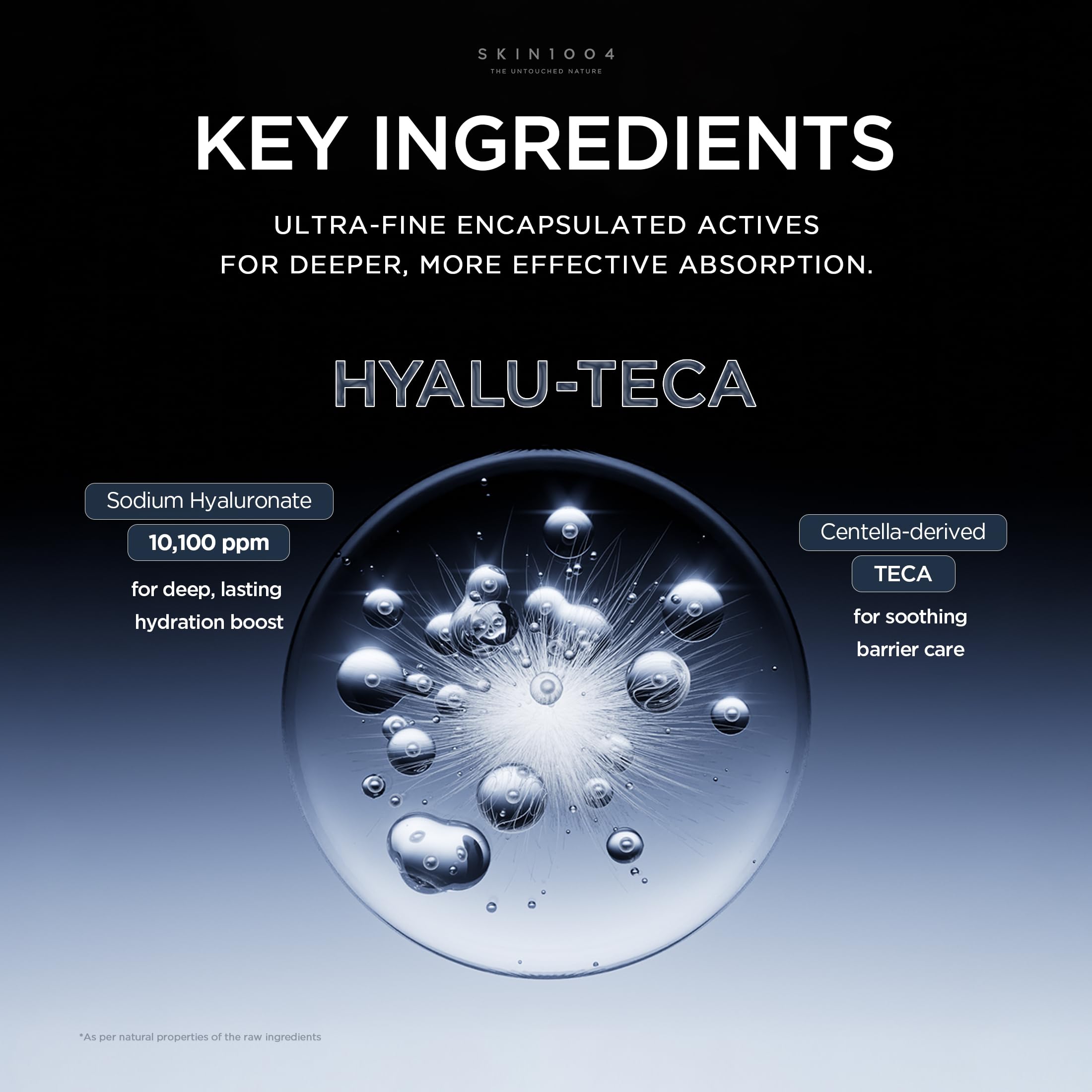 SKIN1004 Hyalu TECA Plumping Ampoule, Hyaluronic Acid Serum for Dewy Glow Skin, Hydrating Face Serum with Soothing Centella & Ceramide, Peptides for Firming Skin, Korean Skin Care, 1.69 fl.oz / 50ml