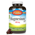Carlson Magnesium Gels, 400 mg, Muscle Support, 100 Softgels