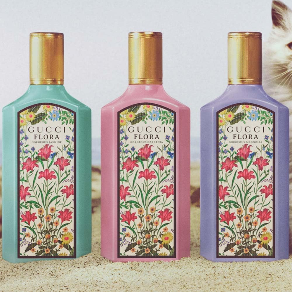 Gucci Flora Gorgeous Magnolia by Gucci for Women 3.3 oz Eau de Parfum Refillable Spray