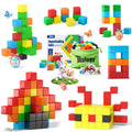48PCS Large Magnetic Blocks, Magnet Building Cubes for Toddler 3+ Boy Girls
