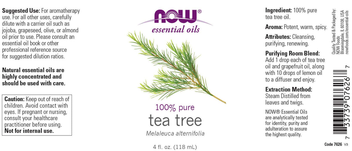 Now Foods: Tea Tree Oil, 4 oz
