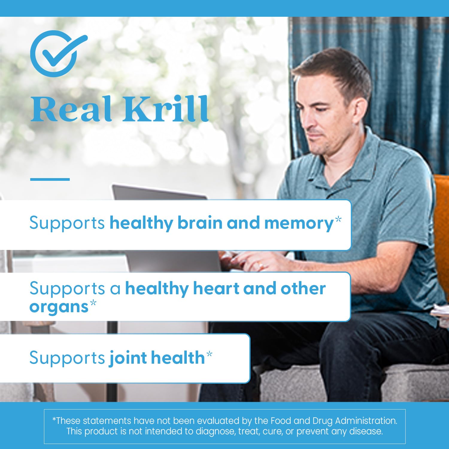 Doctor's Best Real Krill Oil 350 mg Supplement for Men & Women - Antarctic Krill Oil with Omega 3 Fatty Acids & Astaxanthin, Natural Source of EPA & DHA, Supports Heart & Brain Health - 60 Ct Softgels