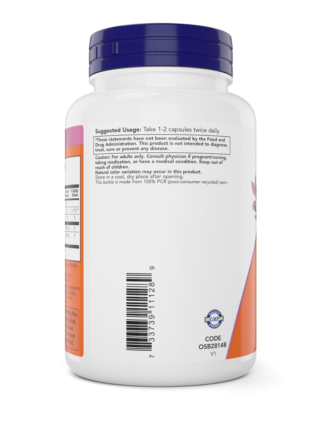 NOW Foods Mannose Cranberry, 120 Veg Capsules, PAC, 450mg dMannose, 250mg Whole Cranberry, Vegan Friendly Supplement, Non-GMO