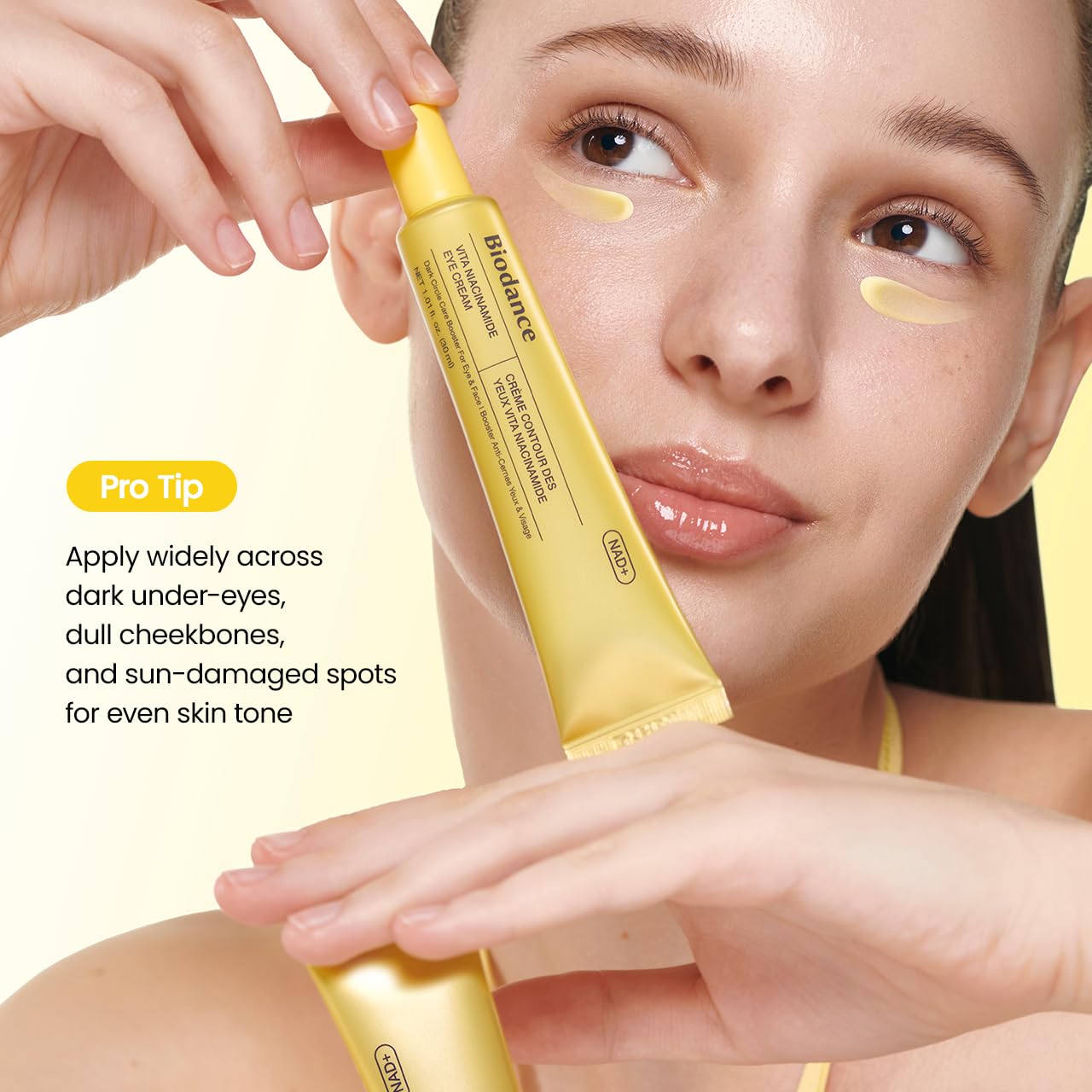 BIODANCE Vita Niacinamide Eye Cream, Under Eye Cream for Dark Circle and Dark Spots, Revitalizing, Brightening, Tone-evening, Self Care Gifts for Women, Korean Skin Care | 1.01 fl.oz