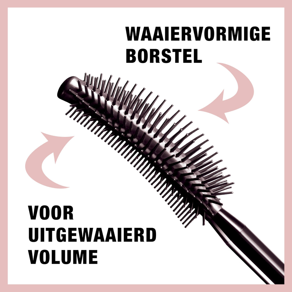 Maybelline Lash Sensational Lash Multiplying Waterproof Mascara, No. Black, 0.31 Ounce