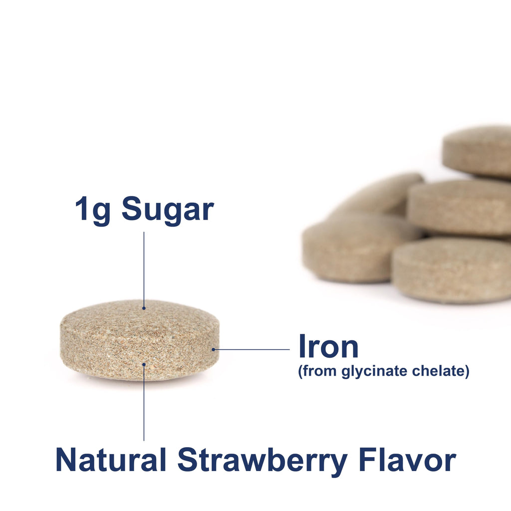 Carlson Chewable Iron, 30 mg, Superior Absorption, 120 Chewable Tablets
