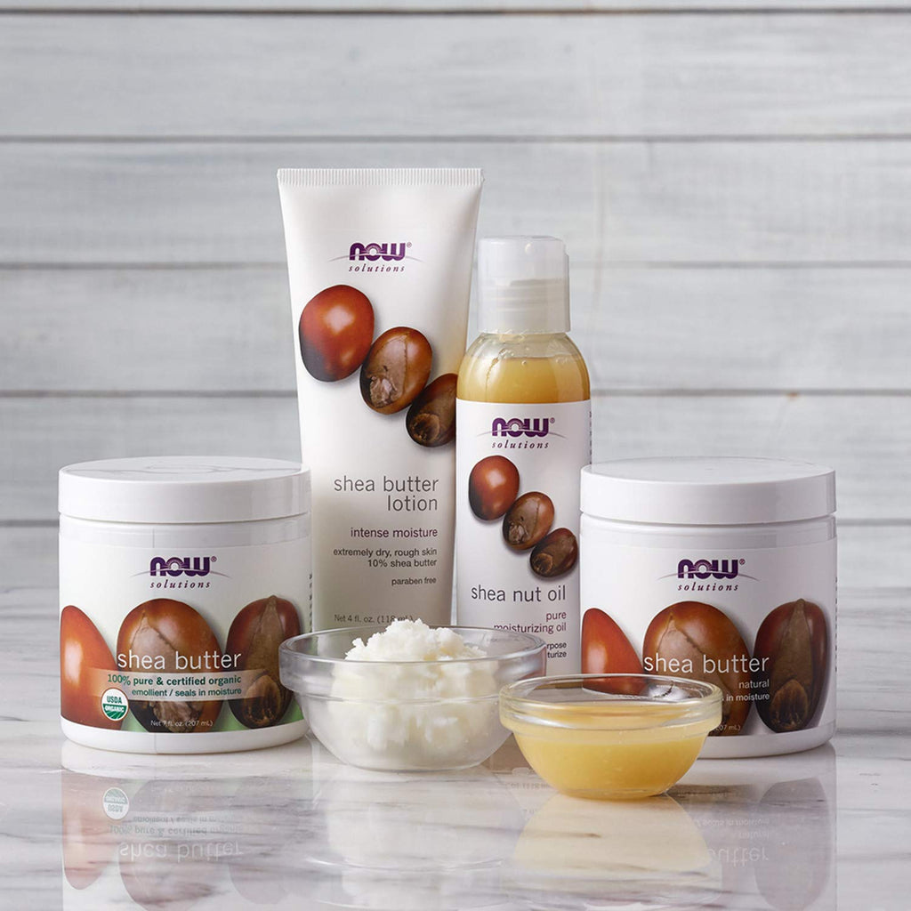 NOW Solutions, Shea Butter, Skin Emollient, Seals in Moisture, 16 oz