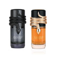 Lattafa Musamam Black Intense & Musamam Eau De Parfum Spray for Men & Women – Luxury Arabian Fragrance Duo – Long Lasting Unisex Perfume Set (100ml Each)